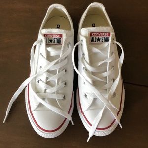 White Low-top Converse
